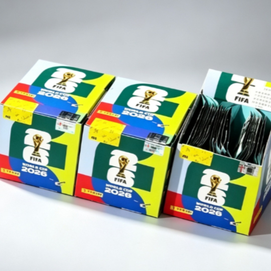 Cardstock Paper Pack - แพนินี่ สติ๊กเกอร์ฟุตบอลโลก 2026 FIFA กล่องปิดผนึก 50