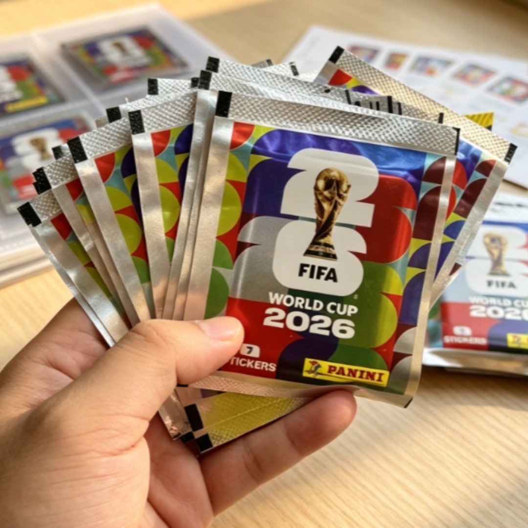 Cardstock Paper Pack - อัลบั้มสติกเกอร์ฟุตบอล Panini FIFA World Cup 2026