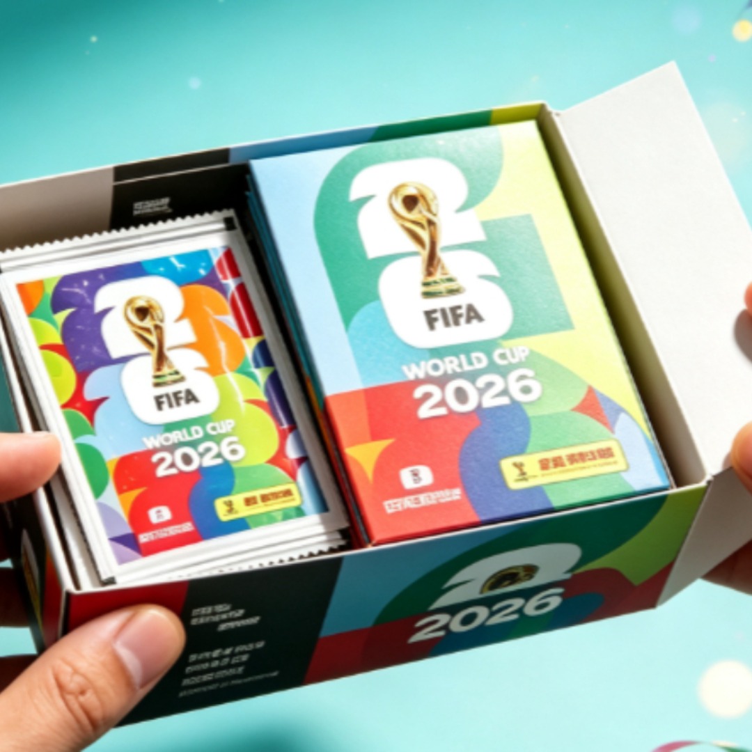 Cardstock Paper Pack - สินค้าพร้อมส่ง แพ็คสติกเกอร์ Panini ฟุตบอลโลก 2026 การ์ดฟุตบอล