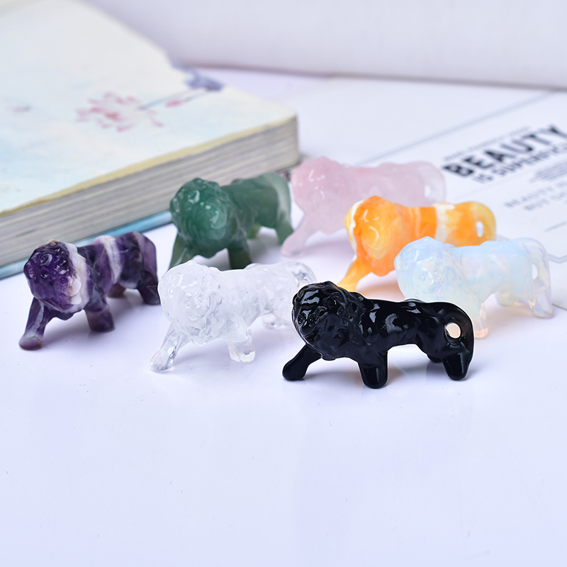 สิงโตออบซิเดียนคริสตัลธรรมชาติ - Lion Stationery & Office Supply(Kunshan)Co.Ltd บทวิจารณ์และราคา