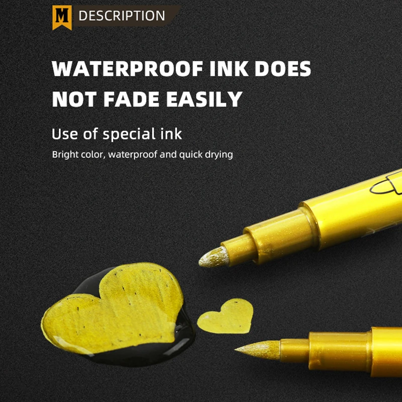 METALLIC MARKER ปากกาชุดทองเงิ - Whiteboard Marker Set บทวิจารณ์และราคา