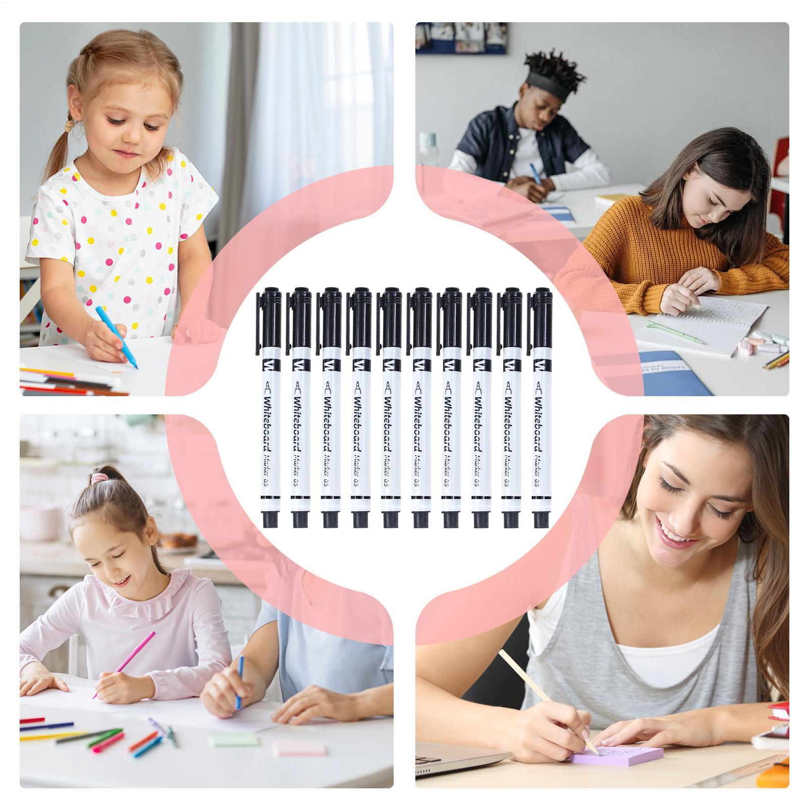 ปากกาไวท์บอร์ด 10 ชิ้นปากกาเขี - Whiteboard Marker Set บทวิจารณ์และราคา