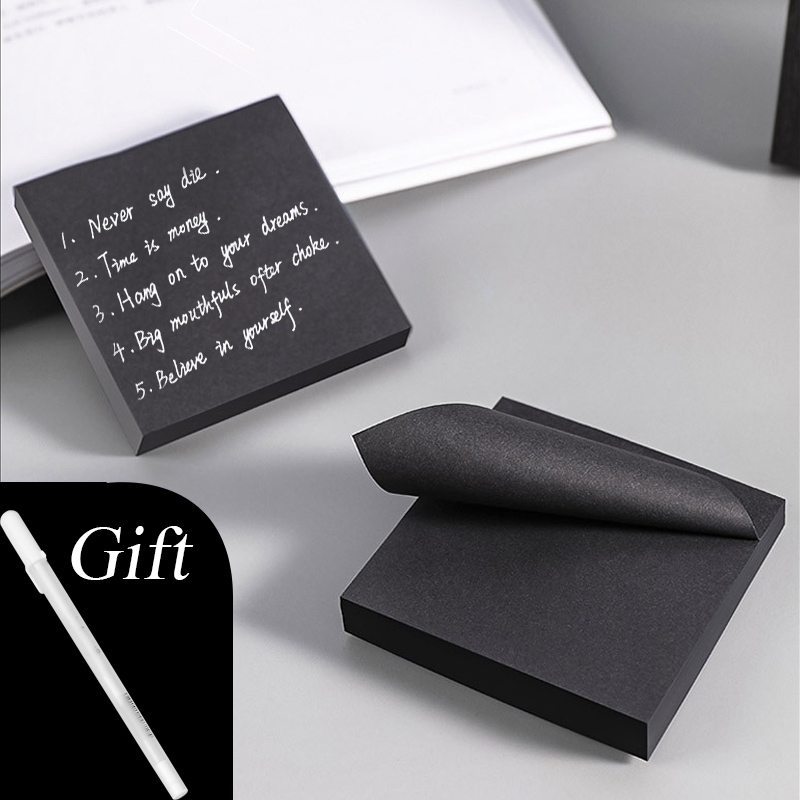 สีดํา N ครั้ง Sticky Notes To  - Office Stationery Supply List บทวิจารณ์และราคา