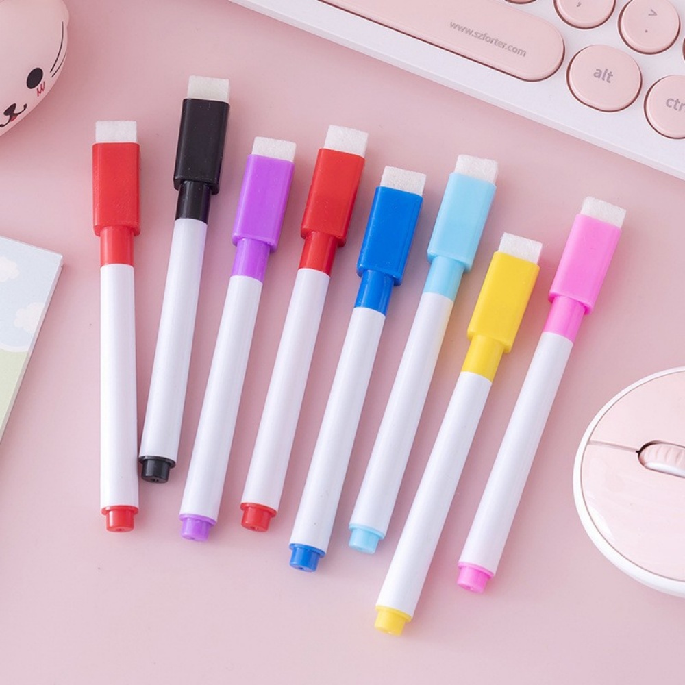ปากกาไวท์บอร์ดลบได้ 8 สี พร้อม - Whiteboard Marker Set บทวิจารณ์และราคา