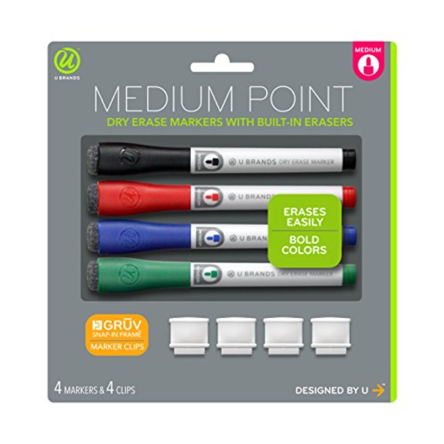 ปากกาไวท์บอร์ดหัวเล็กพร้อมยางล - Whiteboard Marker Set บทวิจารณ์และราคา